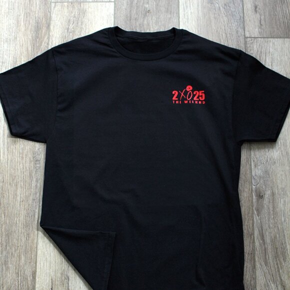 The Weeknd HURRY UP TOMORROW Black TShirt - Picture 2 of 4